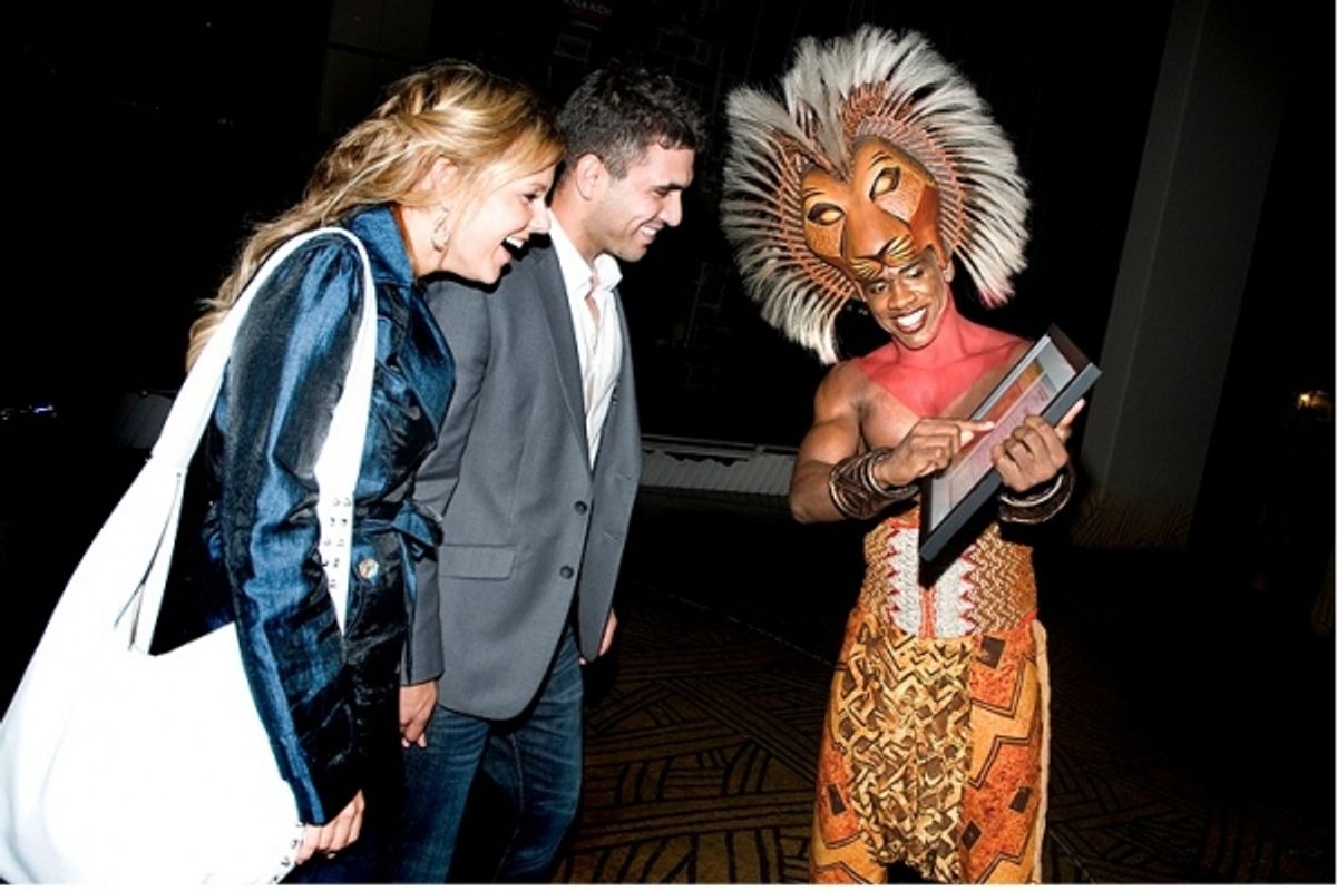 Ali Fedotowsky and fiancÃ'Â© Roberto Martinez with Dashaun Young at 